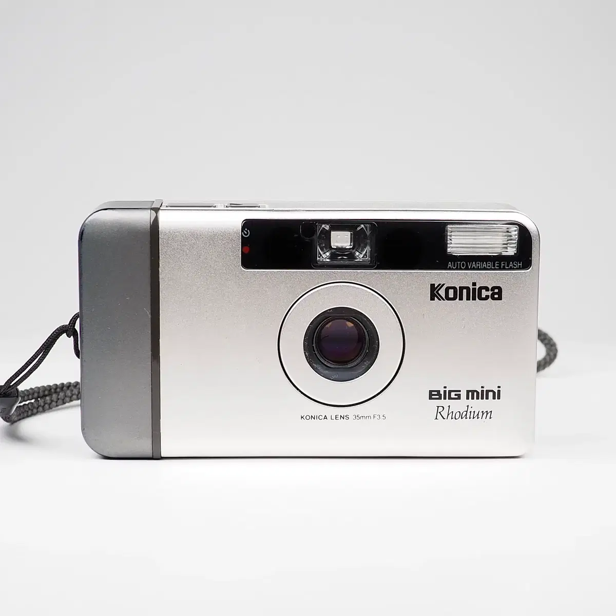 【希少動作確認済み】Konica BIG mini Rhodium フィルムカメ 希少動作確認済み】Konica BIG mini Rhodium フィルムカメ 動作確認済